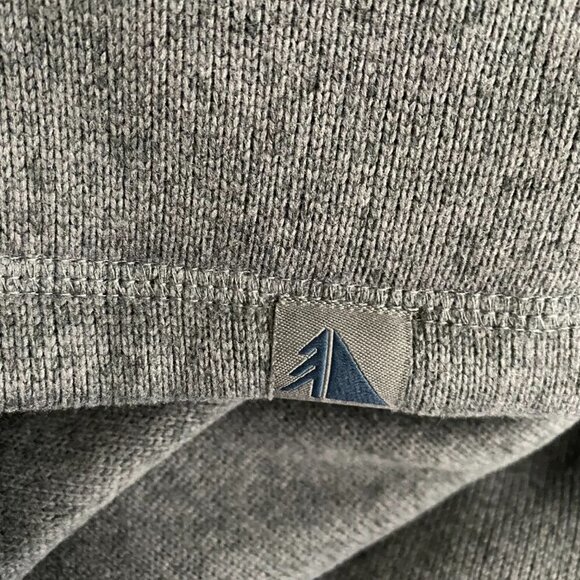 L.L. Bean Fleece Jacket Slightly Fitted Gray Full Zip Polyester Men's XL - Picture 6 of 6